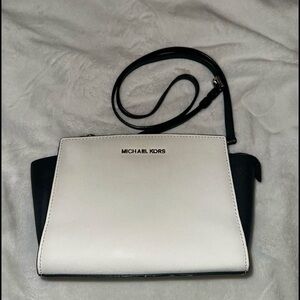 Michael Kors Black and White Women's Bag